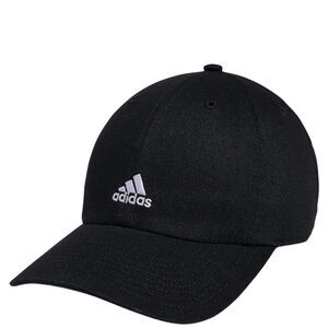 Adidas Black Sporty Baseball Cap Adjustable Hat Game Day Streetwear Blokecore